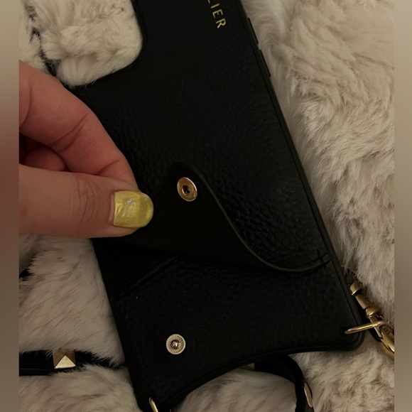 Bandolier SARAH Crossbody Phone Case in Black/Gold - iPhone 13 Pro Max - Picture 3 of 10